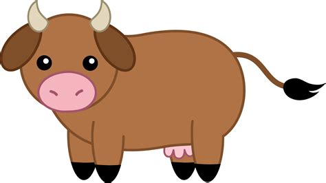 Brown Cartoon Cow Free Image Download