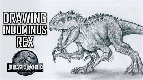 Indominus Rex Vs T Rex Drawings Jurassic World Indominus Rex