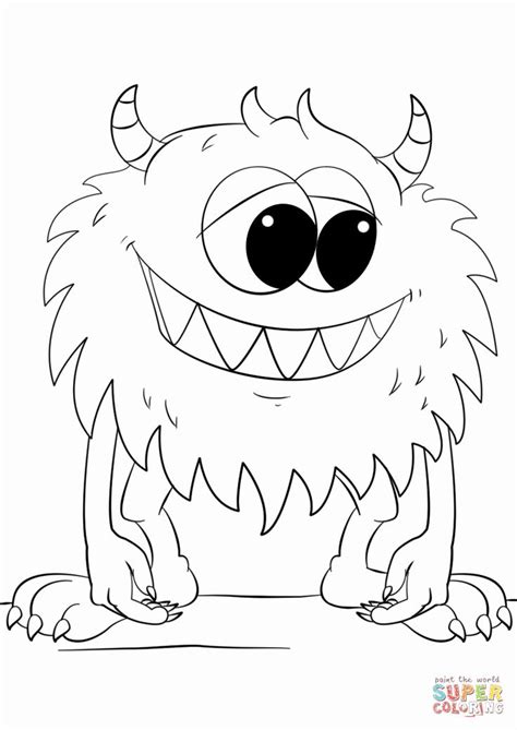 cute monster coloring page   abc coloring pages halloween