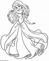 Ariel Coloring Pages Print Girls Year sketch template