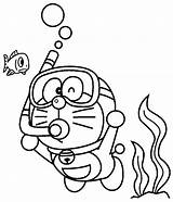 Doraemon Colorir Dibuixos Disegni Mare Mewarnai Mergulhando Colorare Nobita Imagui Boccaglio Maschera Dibujar Coloradisegni Descargas Niã Buceando Tudodesenhos Mundopeke Gratistodo sketch template