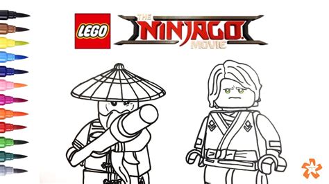 lego ninjago  master wu  lloyd coloring pages  children
