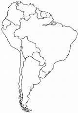 Sudamerica Mapas Nombres América Channelbiz Sudamérica Paises Siluetas sketch template