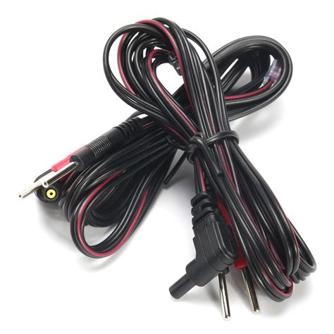 2pcs Standard Electrode Lead Wires Standard Pin Connection