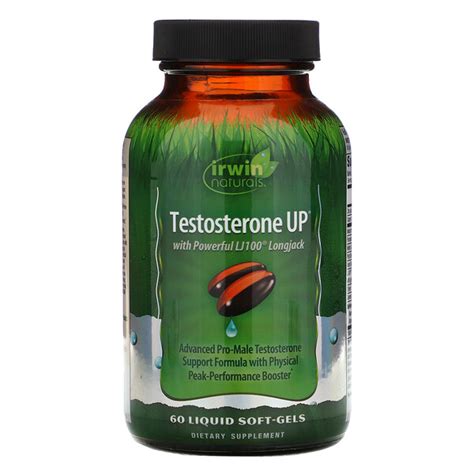 Irwin Naturals Testosterone Up 60 Liquid Soft Gels Iherb