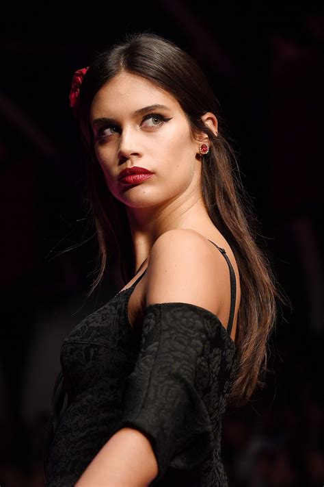 Sara Sampaio At Dolce And Gabbana Fashion Show At Milan