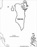 Bahrain Blank Enchantedlearning Reproduced sketch template
