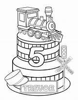 Train Choo Coloring Drawing Getcolorings Personalized Getdrawings Pages sketch template
