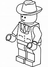 Lego Coloring Man Printable Teacher Students Via sketch template