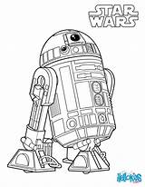 Coloring R2 D2 Pages Wars Star Print Hellokids Color Online sketch template