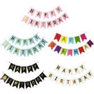 happy birthday paper banner partycarelk