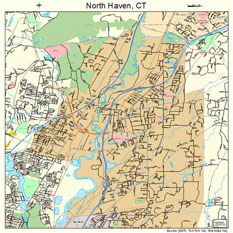north haven connecticut street map