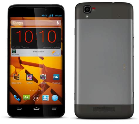 boost mobile announces zte boost max    display mah battery