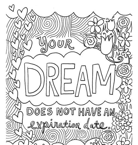 coloring print quotes coloring page