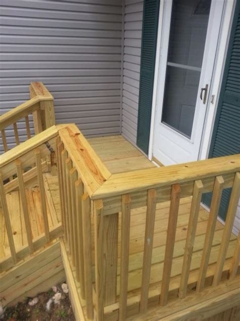 small wood porch