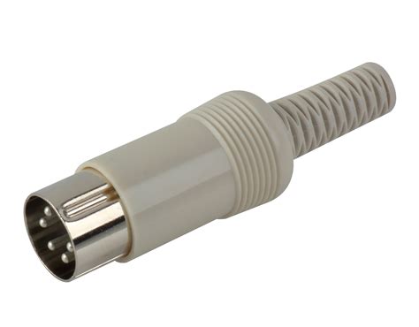 lxs  pin din connector  degree male cable