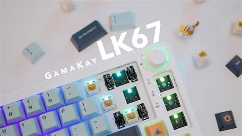 gamakay lk keyboard kit unboxing build typing sounds boba ut switches dagk keycaps youtube