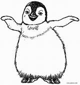 Penguin Coloring Pages Baby Penguins Printable Cute Drawing Color Kids Emperor Print Colouring Sheet Christmas Template Preschool Step Rockhopper Chinstrap sketch template