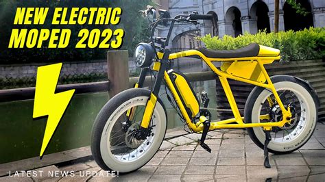 upcoming electric moped style bikes  knobby tires   youtube