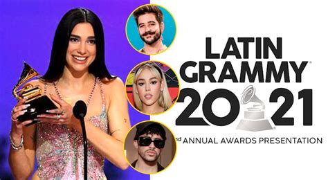 latin grammy 2021 cuál es la lista completa de nominados y categorías