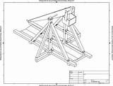 Catapult Drawing Trebuchet Getdrawings sketch template
