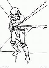 Coloring Wars Star Trooper Storm Pages Stormtrooper sketch template