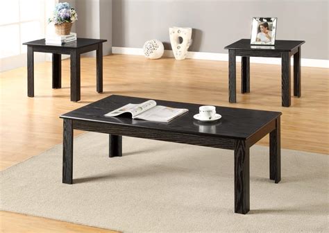 piece black coffee   table set occasional tables