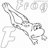 Coloring Pages Frog Leg Cute Getcolorings sketch template