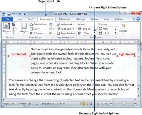 solved  key    increase left indent  ms word