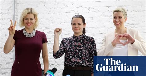 women unite in maverick attempt to unseat lukashenko in belarus