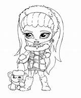 Monster High Coloring Pages Catty Noir Baby Albert Einstein Abbey Getcolorings Printable Getdrawings Colouring Print Popular Colorings sketch template