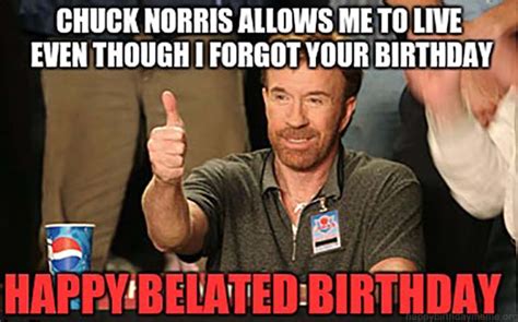 臘 ‍♂️ 臘‍♀️ 42 Funniest Belated Happy Birthday Meme