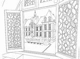 Coloring Pages Scenery Colouring Adults Beautiful Landscapes Door Travel Kids Inspired Grown Ups Intheplayroom sketch template