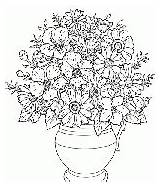 Vaza Colorat Flori Desene Qbebe sketch template