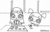 Cookies Girls Coloring Making Pages Hellokids Print Color Cooking sketch template