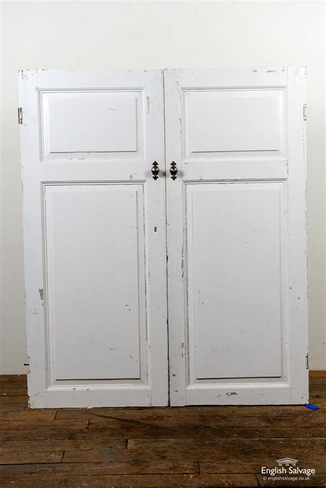 reclaimed pine double cupboard doors