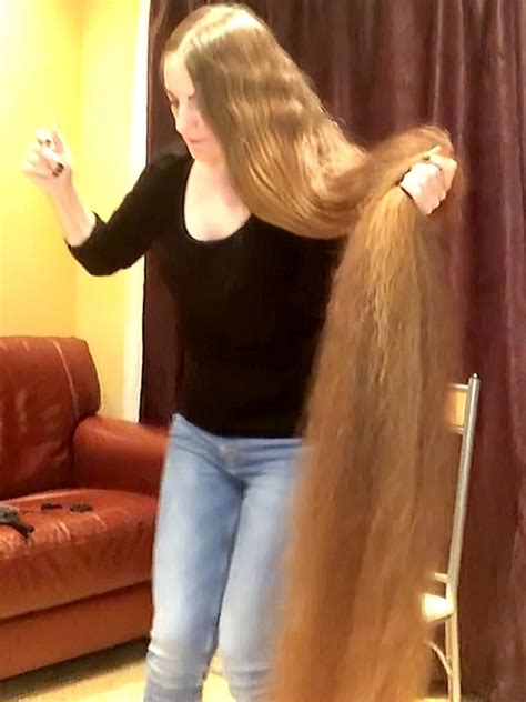 Video Heavy Floor Length Hair Braiding And Brushing Realrapunzels