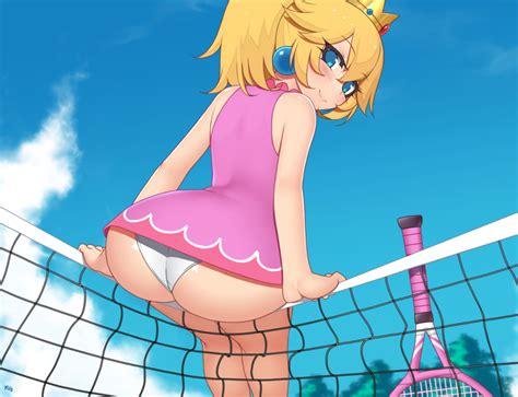 Tennis Peach Drawn By Kuroonehalf Super Mario Know