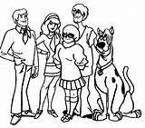 Scooby Doo Amis Personnages Scoob Ses Colorat Colorier Shaggy Planse Usable Coloringme Imagensemoldes Voltar Categoria sketch template