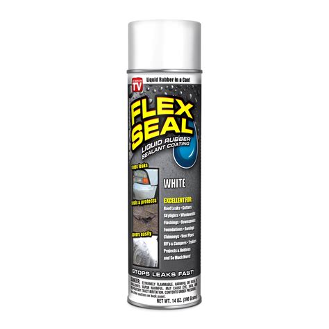 flex seal spray rubber sealant coating  oz white walmartcom