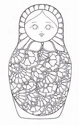 Dolls Doll Matryoshka Coloring Pages Russian Coloriage Nesting Kokeshi Mandala Colouring Russe Matriochka Adult Coloriages Template Etc Ak0 Cache Patterns sketch template