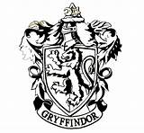 Gryffindor Potter Harry Crest Hogwarts House Coloring Printable Para Pages Logo Crests Colouring Badge Stencils Houses Colors Tatuagem Inspiração Slytherin sketch template