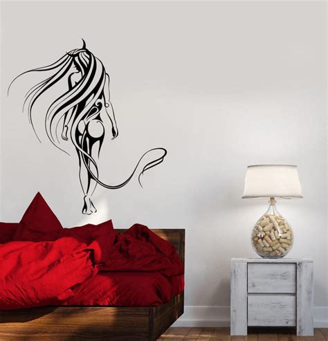 Wall Decal Naked Sexy Girl Beautiful Woman Devil Abstraction Patterns