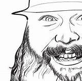 Bray Wyatt Pages Wwe Coloring Template sketch template