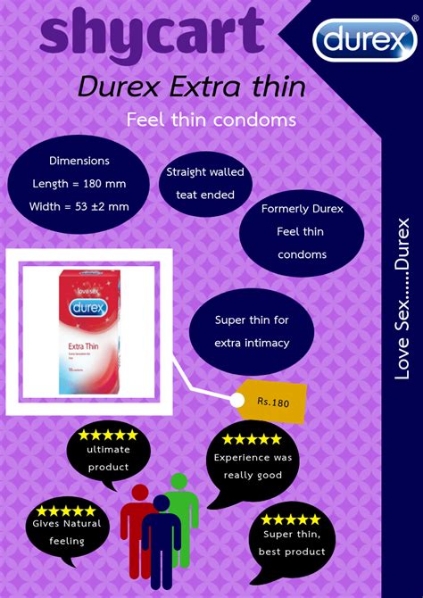 buy durex feel thin condoms online at rs 180 shycart