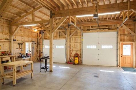 pole barn woodshop farmhouse garage garage plans garage design