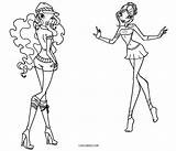 Winx Coloring Pages Printable Club Cool2bkids sketch template