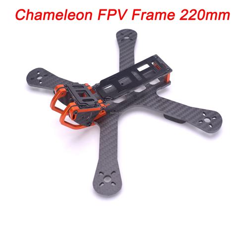 chameleon fpv frame  mm fpv freestyle quad unibody frame fpv racing drone spare parts