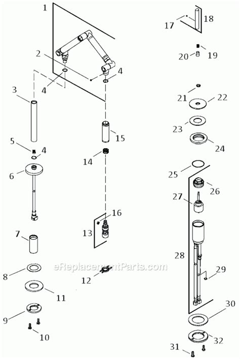 kohler forte kitchen faucet parts diagram dandk organizer