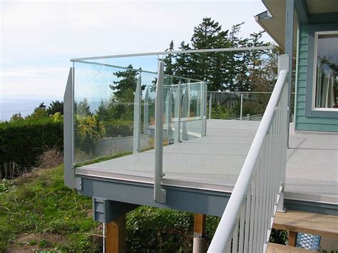 Mirage Post Topless Tempered Glass Railing System